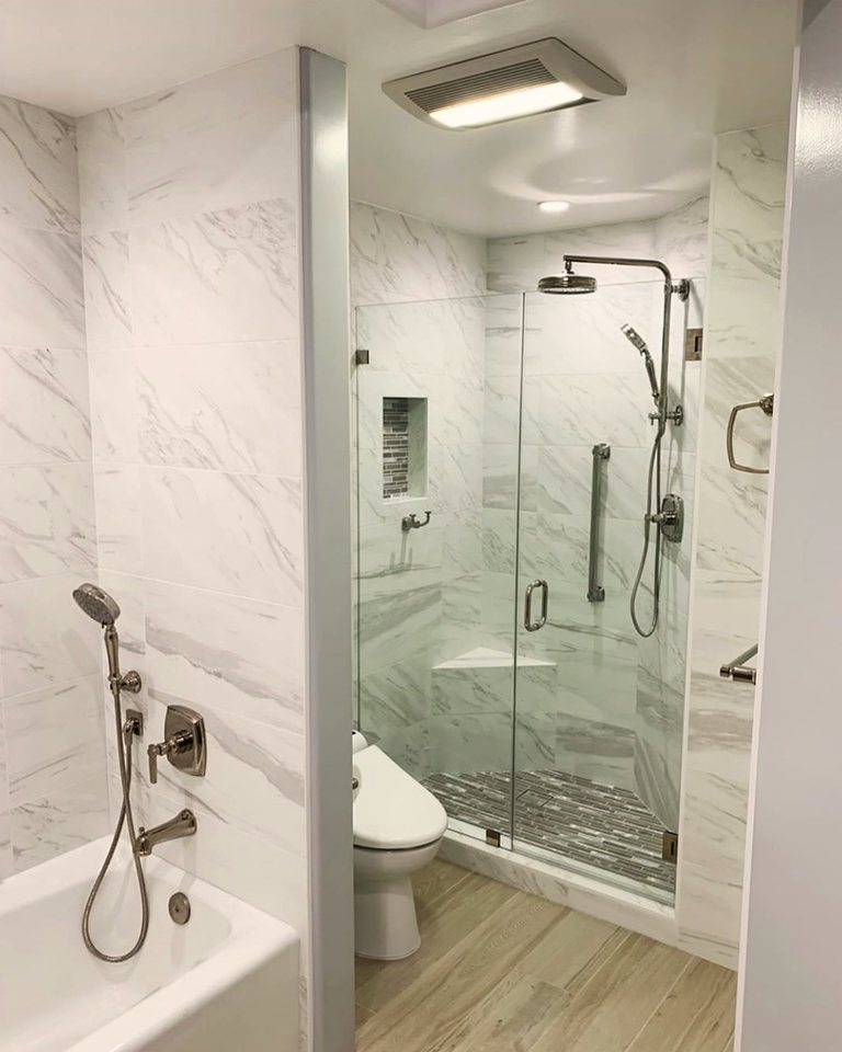 Marble, top to toe